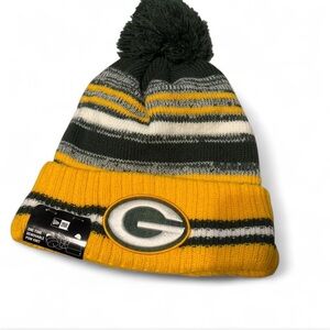 NFL Pom Beanie - Green and Gold